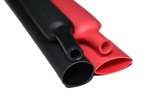 Tubo retráctil térmico rojo y negro de 15 mm x 1,22 m 3:1 doble pared revestimiento de pegamento - Imagen 1 de 1