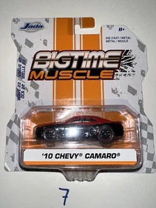 JADA METALS BIG TIME MUSCLE 10 CHEVY CAMARO WAVE 22 1:50 New Diecast Car - Picture 1 of 2
