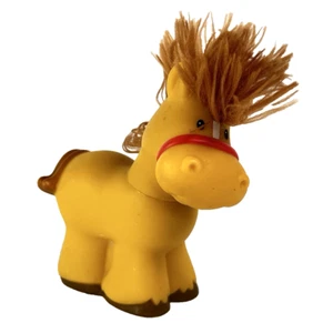 Fisher Price Little People Touch & Feel Yellow Horse 2005 Mattel - Picture 1 of 4