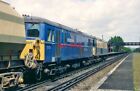 PHOTO  CLASS 73 LOCO NO 73133 AT SALFORDS.  TO DEPT. N. AGREGATES.  AND 110 11.5