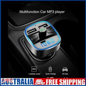 # Car Bluetooth-compatible 5.0 FM Transmitter MP3 Player Fast Charging USB Charg - Zdjęcie 1 z 12