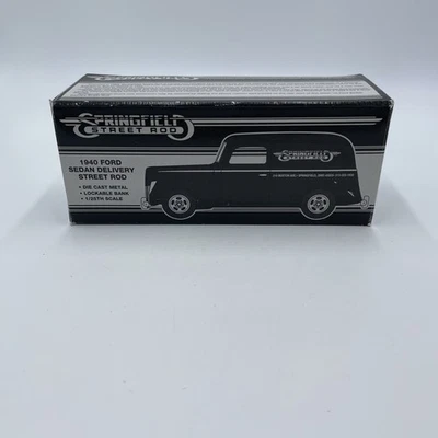 Liberty Classics Springfield 1940 Ford Sedan Delivery Street Rod 1/25 Bank NOS - Image 1 of 4