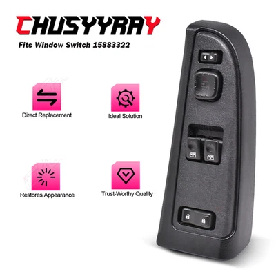 Power Window Switch For GMC Sierra 3500 Classic 2007 15883322 - Image 1 of 4