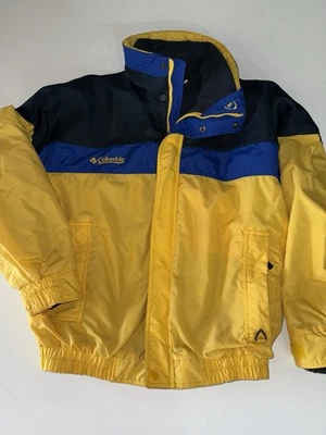 Chaqueta De Colección Columbia Sportswear Para Hombre’s M Amarillo Azul Negro Esquí Invierno Abrigo Años 90 Foto 1 de 4