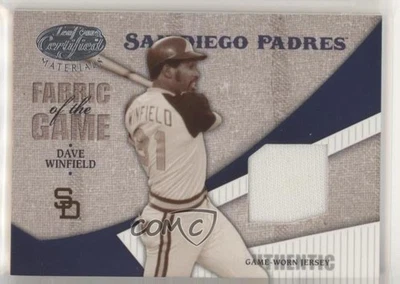 2004 Leaf Certified Materials Fabric of the Game /100 Dave Winfield #FG-26 HOF - Image 1 of 2