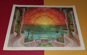 THE RISE OF THE SPIRITUAL SUN VINTAGE ORIGINAL 68' JOSEPH PARKER PSYCHEDELISCHES POSTER  - Bild 1 von 15