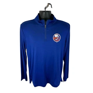 Fanatics x NHL New York Islanders Performance 1/4 Zip Pullover Blue Size Medium - Picture 1 of 13