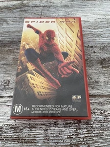 Spider-Man Movie VHS Marvel Superhero Movie Video 2002 - Picture 1 of 2