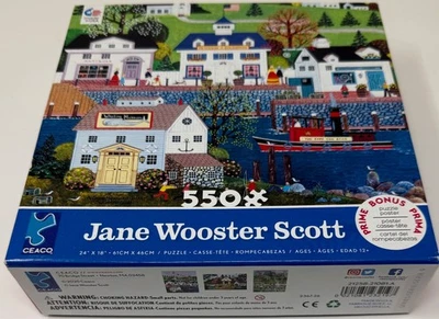 Ceaco Puzzle - Jane Wooster Scott - A Snug Nantucket Inlet  - 550 Pieces - Image 1 of 4