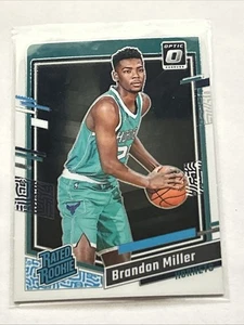 2023-24 Panini Donruss Optic - Rated Rookie Brandon Miller #219 (RC)!!! LQQK!! - Foto 1 di 3