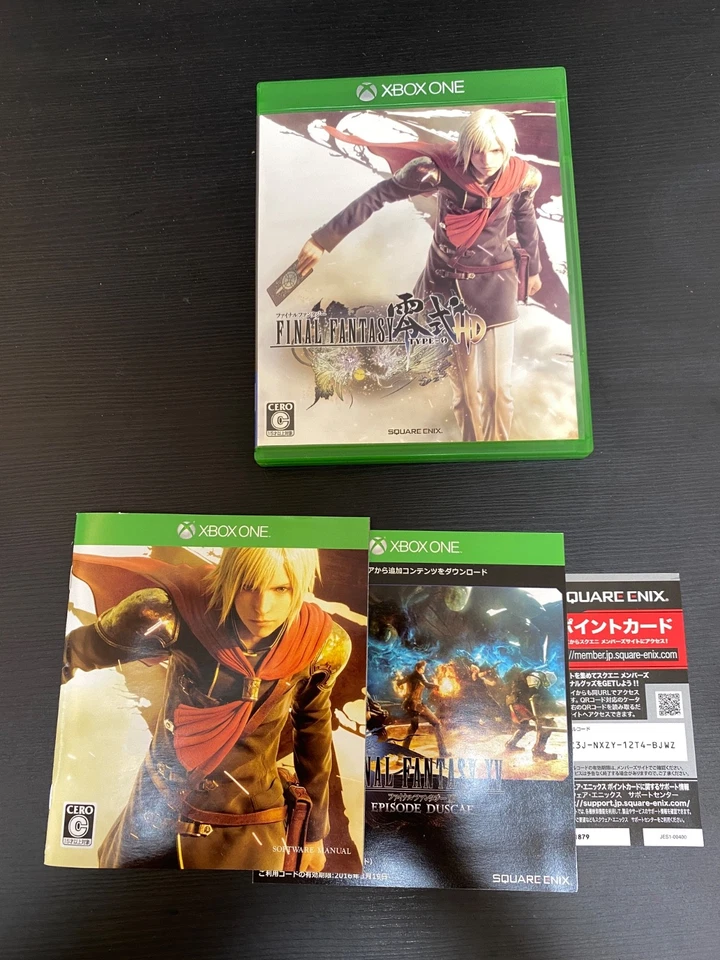 Final Fantasy Tipe Zero HD 0 shiki FF CIB Import Japan Xbox One Japanese ver. - Image 1 of 4