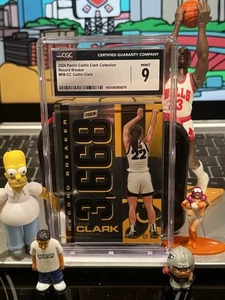 2024 PANINI CLARK Collection Record Breaker #RBCC CAITLIN CLARK RC CGC 9🏀 - Picture 1 of 5