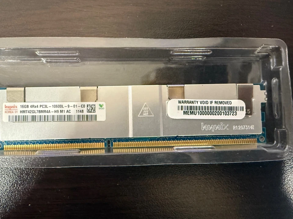 Hynix HMT42GL7BMR4A-H9 16GB DDR3-1333MHz ECC Registered CL9 Quad Rank Memory - Image 1 of 1