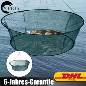 Faltbares Fischernetz Handnetz Köderfisch-Senke Handwurfkäfig Fangen Fischen - Bild 1 von 17