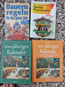 4xBauernregeln 100 jähriger Kalender Sammlung Mensch Haus Natur Jahrezeiten - Bild 1 von 2