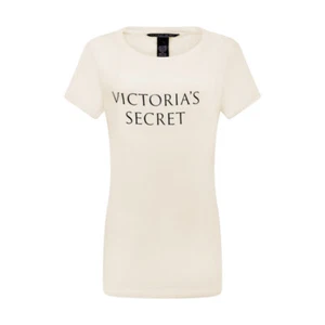 Victoria's Secret White T-Shirt Womens VS Logo Top - Choose Size - Picture 1 of 3