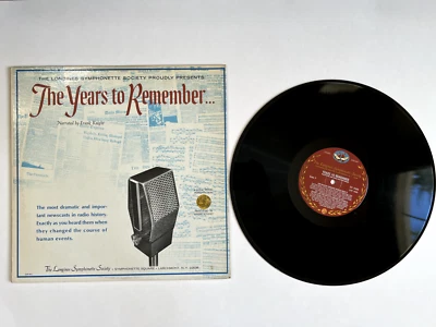 Frank Knight The Years To Remember LP Vinyl Record Longines Symphonette Society, Foto 1 de 2