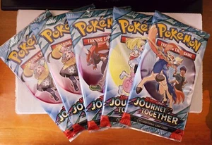Pokemon TCG Journey Together - BUNDLE - 5 Booster Packs - SEALED - Bild 1 von 2