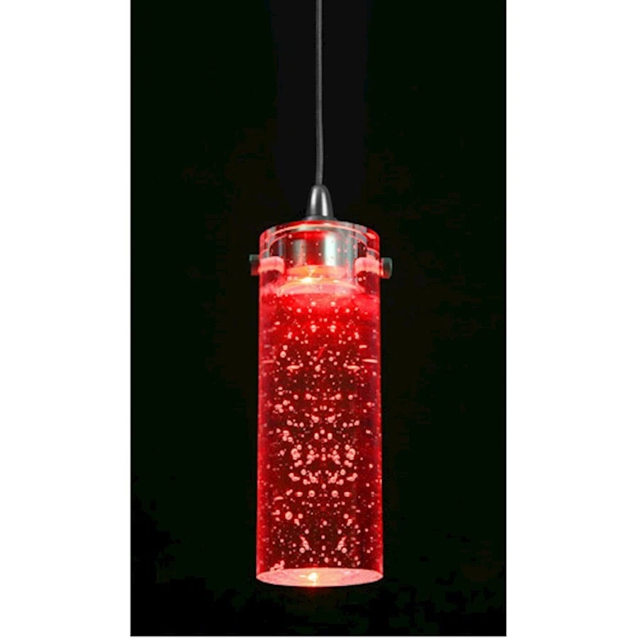 Pingente de LED Cal Lighting 7,5" de altura com cabo de aço escovado - UPL-714-6-BS-RD - Imagem 1 de 1