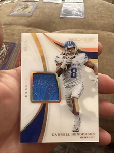 2019 Panini Immaculate Gloves Darrell Henderson 84/88 Memphis Tigers & Rams - Bild 1 von 7