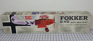 Sig Fokker D. VII ARF RC Model Airplane Kit 32.75" W Span w Motor & Kavan ESC - Picture 1 of 19