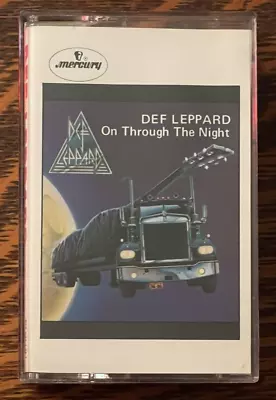CASSETTE TAPE~ DEF LEPPARD~ 1988~ ON THROUGH THE NIGHT - Image 1 of 4