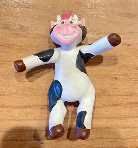 Vintage 1987 R.P. Figura publicitaria de vaca de PVC & Co - Imagen 1 de 4
