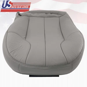 1999-2001 For Jeep Grand Cherokee Genuine Leather Driver Bottom Seat Cover Taupe - Picture 1 of 7