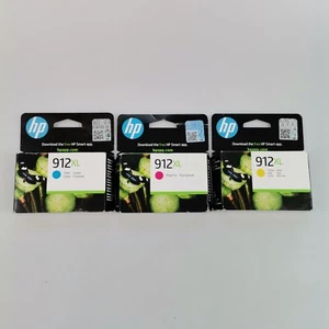Original Original HP 912XL Tintenpatrone Multipack CMY NEU IN BOXEN 2026 3YL81,2, - Bild 1 von 4