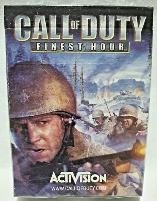 Call of Duty Finest Hour Poker Playing Cards Pinup Girls Activision Original NEW - Bild 1 von 4