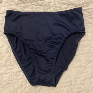 NWT new MIraclesuit Solid Bikini tankini swim Bottom navy blue Women’s Size 12 - Picture 1 of 3