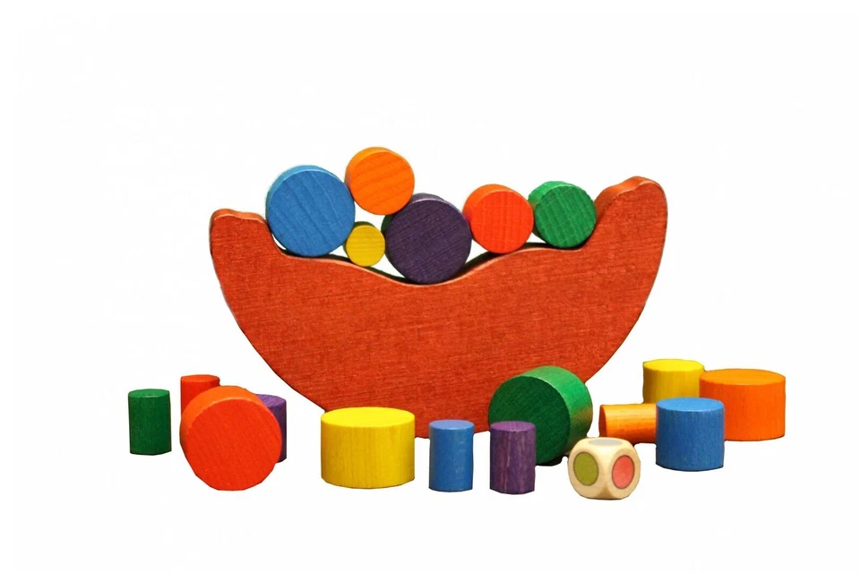 Holzspielzeug Balancespiel Erzgebirge