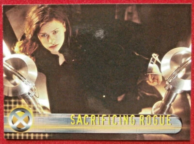 X-MEN THE MOVIE - Card #60 - SACRIFICING ROGUE - Topps 2000 - Image 1 of 2