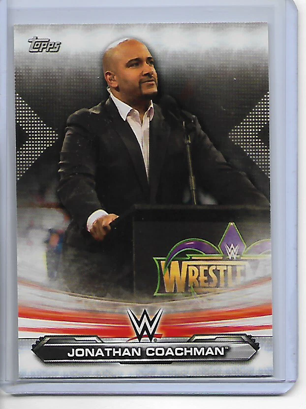2019 Topps WWE RAW Jonathan Coachman Card - Image 1 of 1