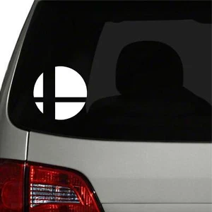 Super Smash Bros Logo (6" x 6") Vinyl Decal Sticker. Car, Window, Wall - Picture 1 of 4