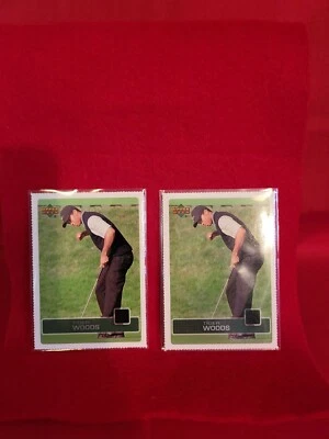 tiger woods 2003 upper deck ud5. 2 cards - Image 1 of 4