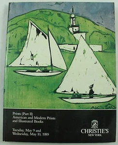 Christie's Prints Part II American Modern Books Art Auction Catalog May 1989 - Imagen 1 de 12