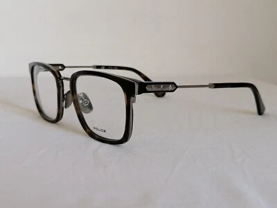 POLICE VPLF09-0509 Designer Glasses Eyeglasses Frames Dark Havana and Ruthenium - Image 1 of 4
