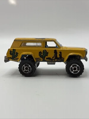 Majorette Jeep Cherokee No 236 Indian Yellow Diecast USED EX Condition - Image 1 of 4
