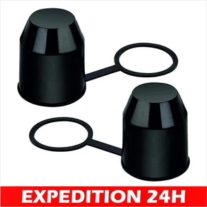 Cache boule d'attelage remorque s??curis?? et facile ?? utiliser pour toutes con - Picture 1 of 12