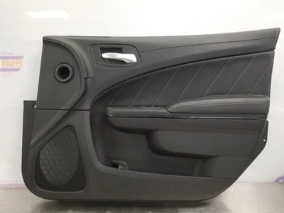 20 2020 DODGE CHARGER R/T FRONT DOOR TRIM PANEL BLACK LEATHER RIGHT PASSENGER Foto 1 de 4