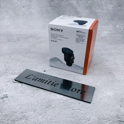 SONY ECM-M1 Camera Shotgun Microphone Varying Directivity ECMM1 Windshield Japan - Image 1 of 4