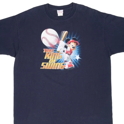 CAMISETA DE BÉISBOL VINTAGE DISNEY MICKEY MOUSE AÑOS 2000 2XL Foto 1 de 4