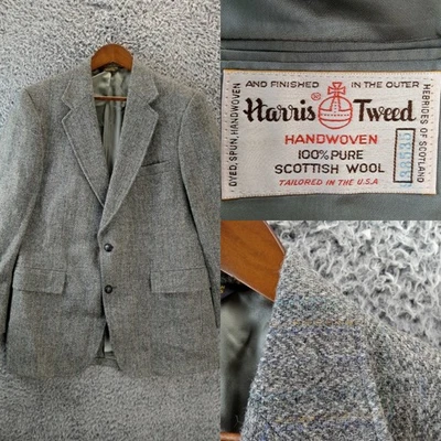 Abrigo Blazer Deportivo Anderson Little Harris Tweed Para Hombres 40R Cuadros De Colección Lana Escocesa  Foto 1 de 4