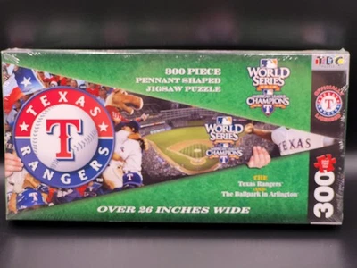 Texas Rangers Puzzle 300 Piece World Series 2010 Baseball TDC Games Sealed - Image 1 of 4