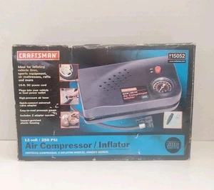 Craftsman Air Compressor Inflator 12-Volt/250 PSI New Open Box - Picture 1 of 7