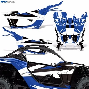UTV Graphics Decals Stickers for Can-Am Maverick X3 XDS XRS 2DR 16-23 RB - Picture 1 of 3