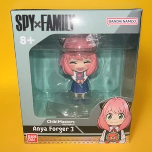 Bandai Namco - Chibi Masters - Spy x Family Anya Forger 3 Figure - BRAND NEW ✅ - Picture 1 of 5
