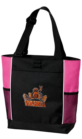 University of Virginia Peace Frogs Tote Bag UVA Peace Frog for BEACH SHOPPING GR Cover