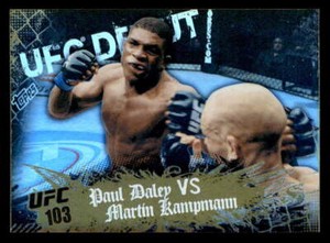 Paul Daley vs Martin Kampmann 2010 Topps UFC Main Event Gold  Card #133